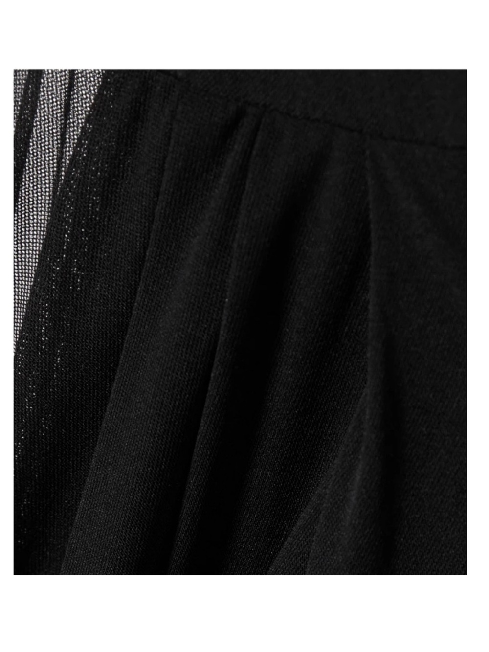 NORMA KAMALI • Sheer Black Bow Midi Dress - Absolutely Stunning - Picture 7 of 13